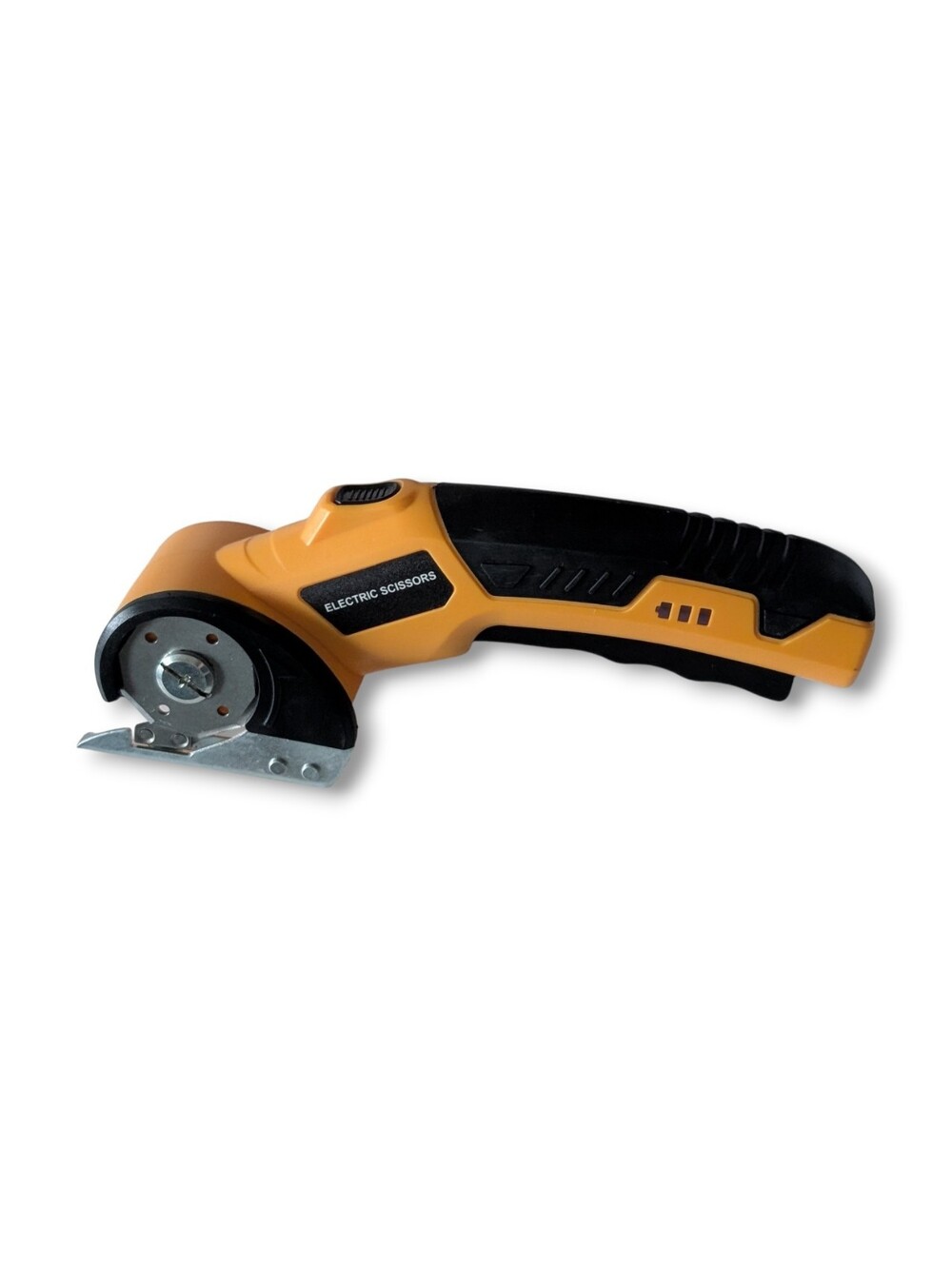 New Cordless Electric Scissors - Electric Rotary Cutter - Yellow & Black